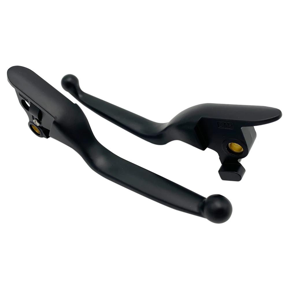 Набор ЧЕРНЫЕ рычаг тормоза и сцепления для Harley-Davidson Softail 15-21 - замена OEM HD 41700235a, 45080-08a - арт. 0610-1683