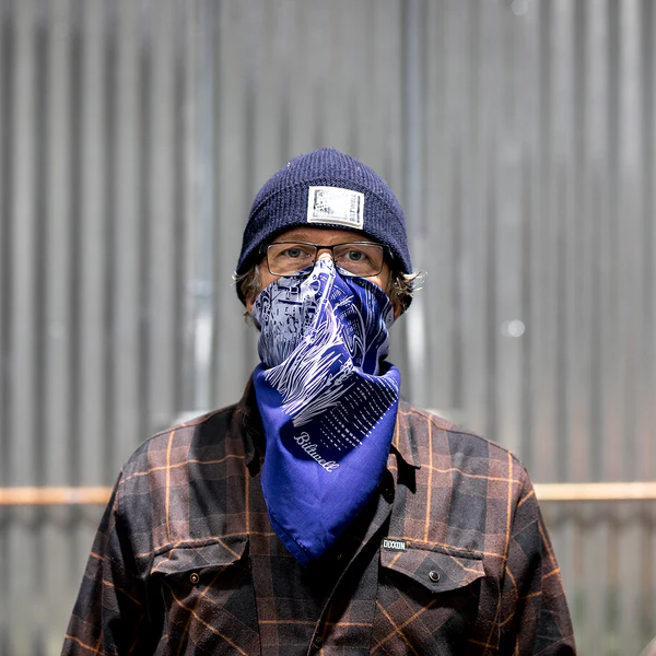 Бандана Biltwell - RMHF Blue/Cream - 8606-27