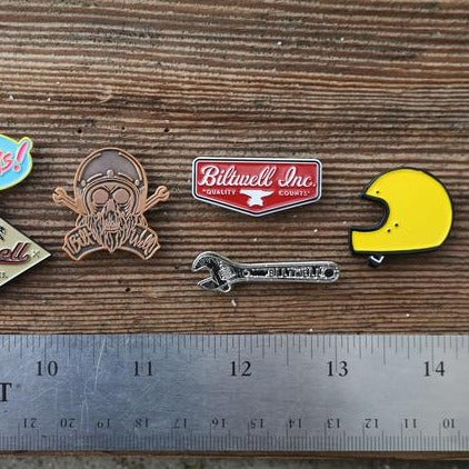 Значок The Biltwell - ENAMEL PIN - GRINGO YELLOW - 8602-09