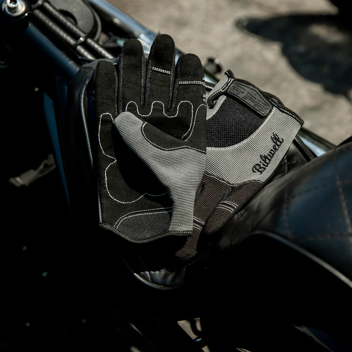Перчатки Biltwell - MOTO GLOVES - серо-черные - размер L - 1501-1101-004