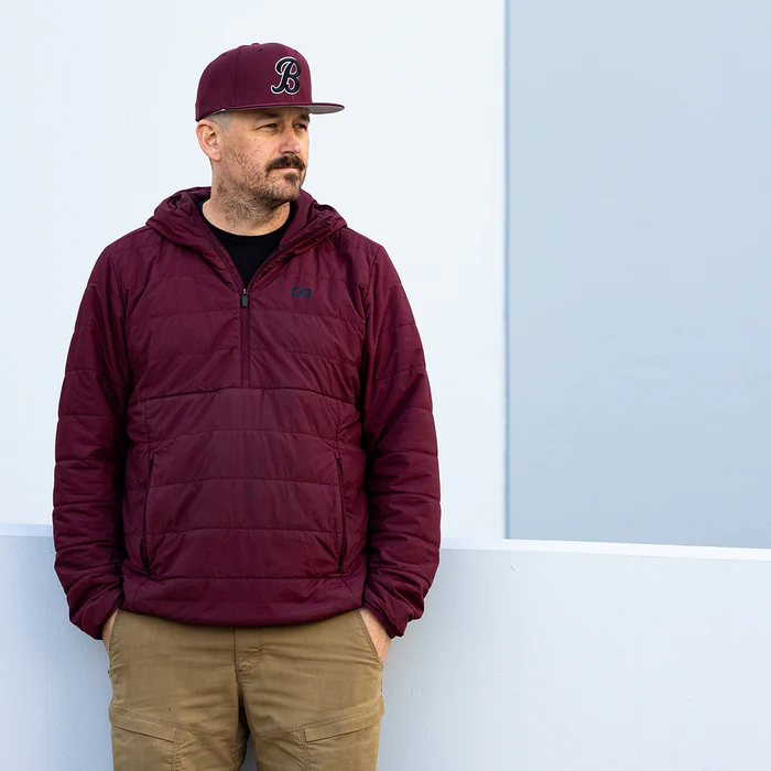 Кепка Biltwell - SCRIPT B SNAP BACK - MAROON - 8002-4040-00