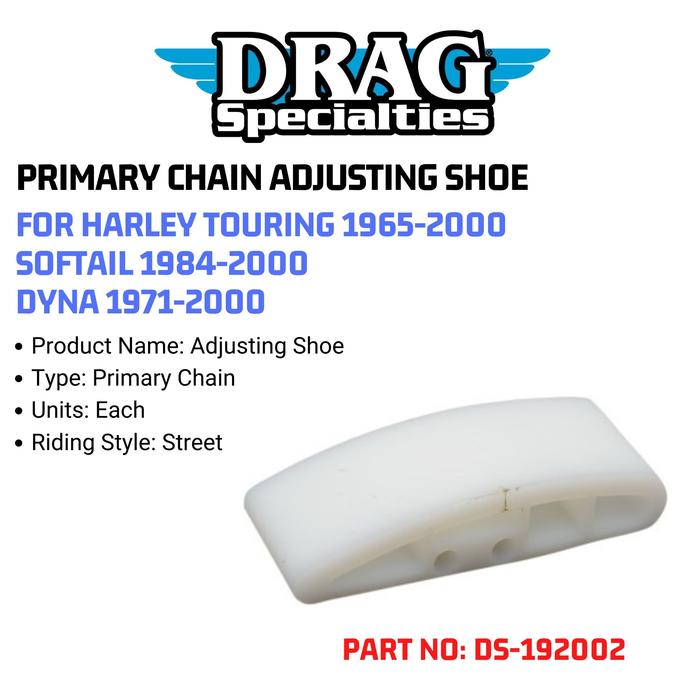 Башмак натяжителя цепи праймери DRAG SPECIALTIES DS192002, ds 192002 замена 39976-65