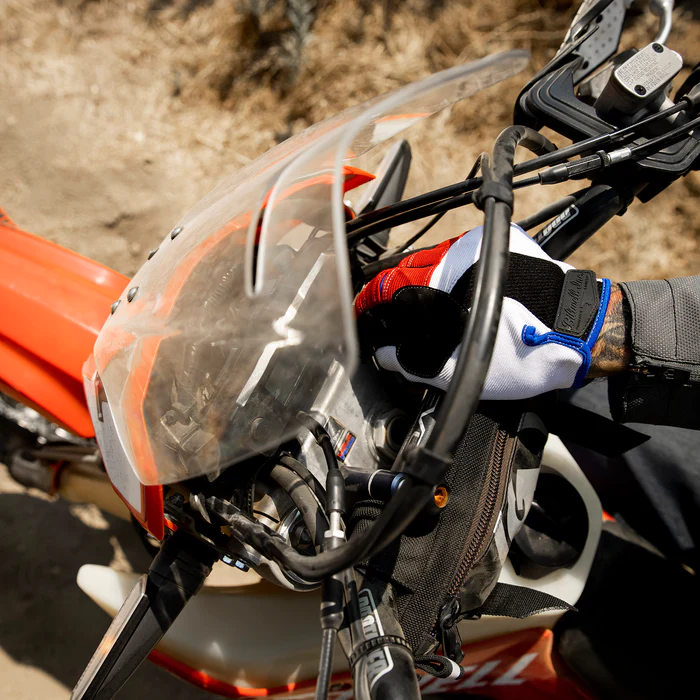 Перчатки Biltwell - MOTO GLOVES - бело-сини-красные - размер L - 1501-1208-004