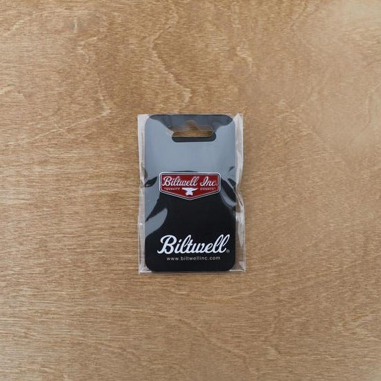 Значок The Biltwell - ENAMEL PIN - SHIELD RED/WHITE - 8602-11