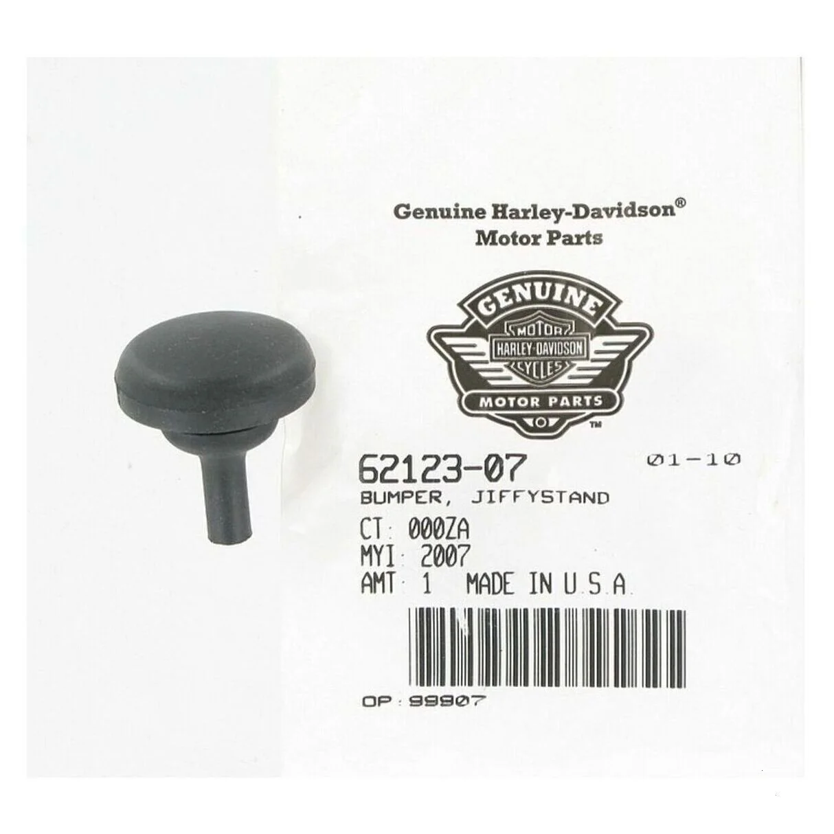 Резиновый демпфер подножки оригинал Harley-Davidson 62123-07