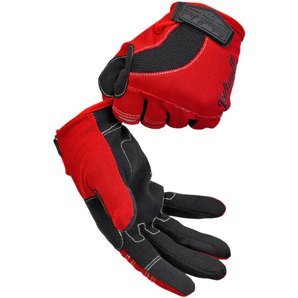 Перчатки Biltwell - MOTO GLOVES - красно-черные - размер S  - 1501-0804-002