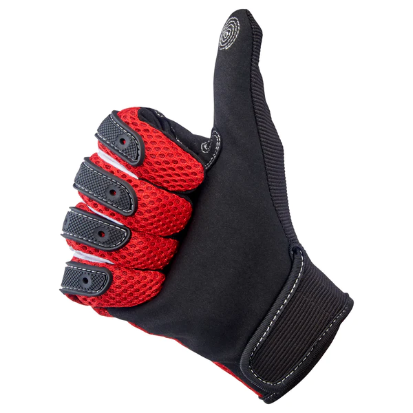 Перчатки Biltwell Inc. - ANZA GLOVES - цвет красный - размер M - 3301-4167, 1507-0801-003