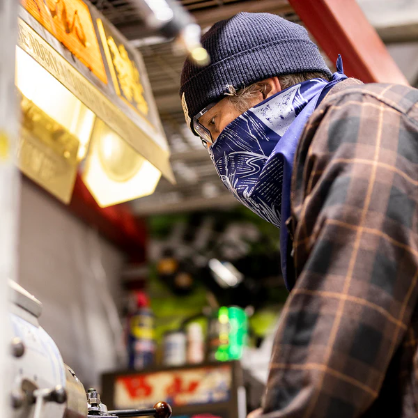 Бандана Biltwell - RMHF Blue/Cream - 8606-27