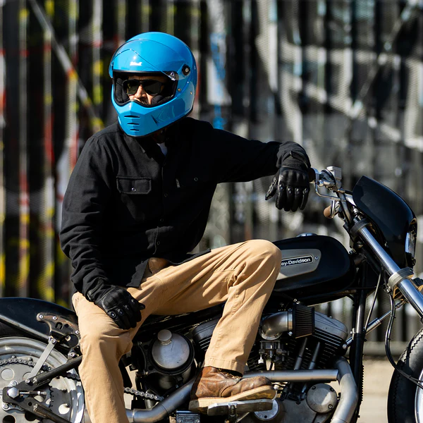 Шлем Biltwell Lane Splitter ECE R22.06 - синий глянец - размер M - 1004-129-503, 0101-16700