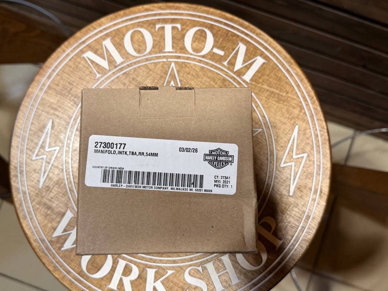 Манифолд 27300177 зеднего цилиндра 54MM OEM Harley-Davidson для PAN AMERICA RA1250