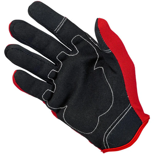 Перчатки Biltwell - MOTO GLOVES - красно-черные - размер S  - 1501-0804-002