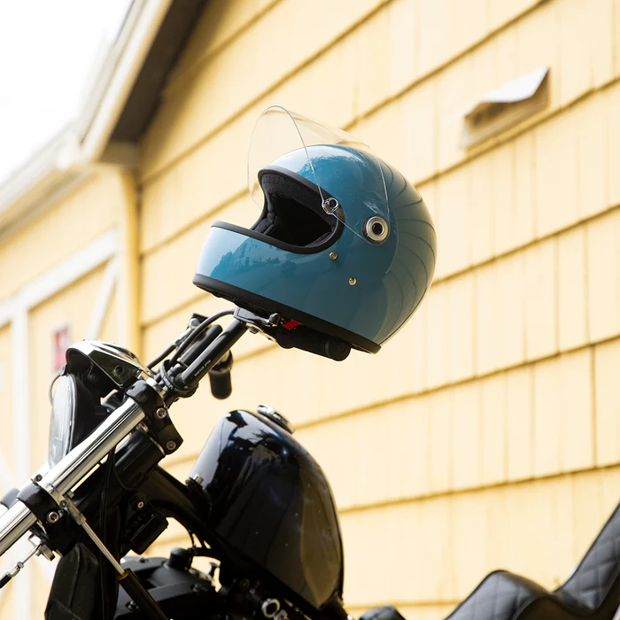 Шлем Biltwell GRINGO S ECE R22.06 - голубой глянец - размер S - 1003-165-502