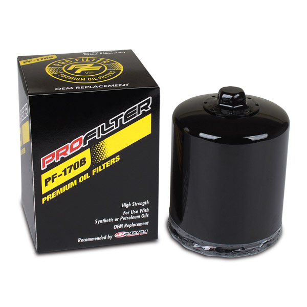 Масляный фильтр ProFilter PF-170 черный - арт. PF-170B аналог 63796-77, 63805-80A, 63805-80T, 63806-83, HF170, HF170B, HF-170, HF170BRC, KN170B