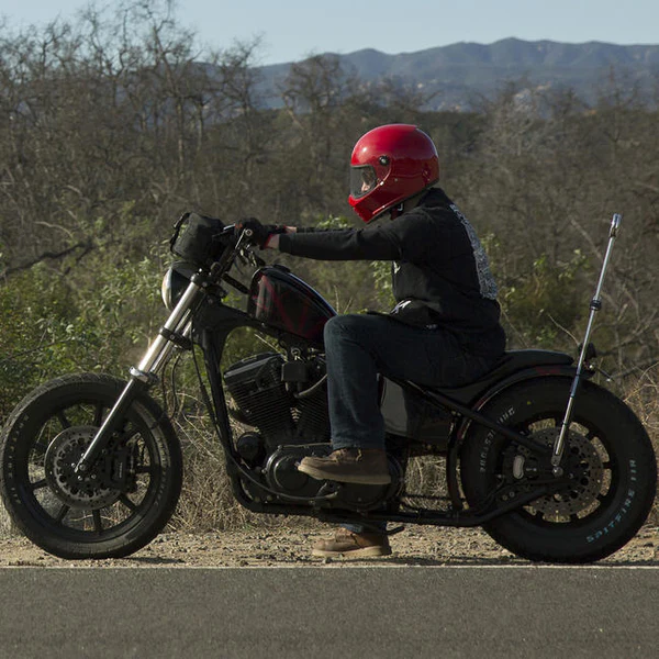 Шлем Biltwell Lane Splitter ECE R22.05 - красный глянец - размер M - 1004-837-103, 0101-13851