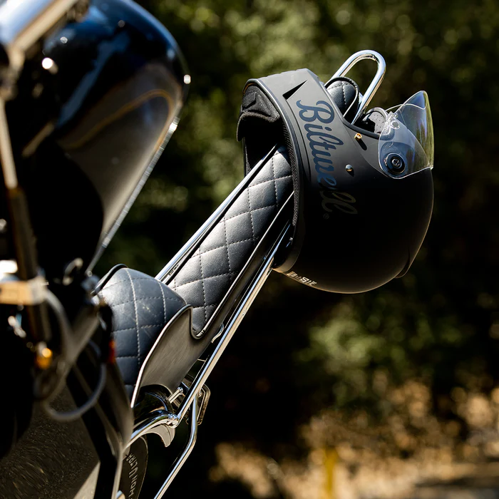 Шлем Biltwell Lane Splitter ECE R22.05 - черный матовый с ЛОГО - размер S - 1004-638-102, 0101-14360