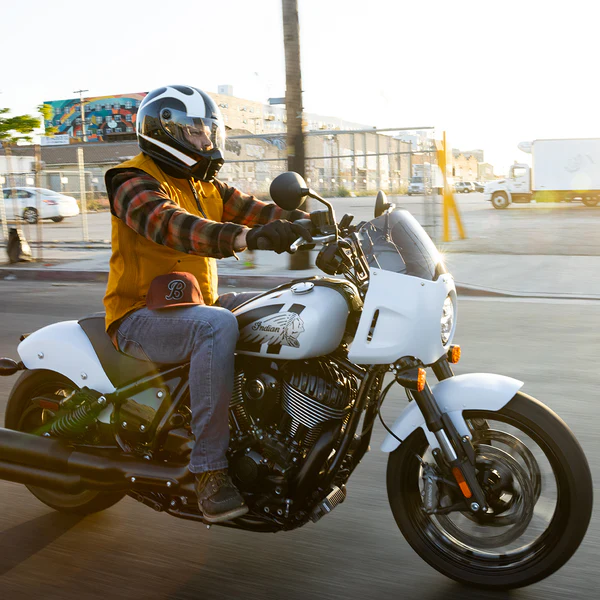 Шлем Biltwell Lane Splitter ECE R22.06 - с языками пламени - размер S - 1004-570-502, 0101-16729