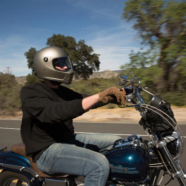 Шлем Biltwell Lane Splitter ECE R22.05 - серый матовый - размер XS - 0101-9969, 1004-803-101