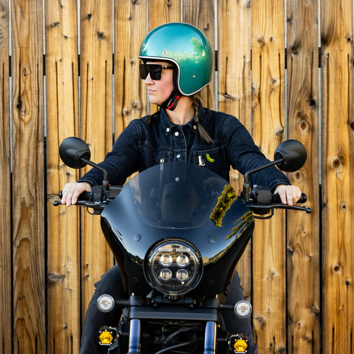 Шлем Biltwell BONANZA - 3/4 цвет -  каталина металлик - размер L - 1001-358-204, 0104-3160