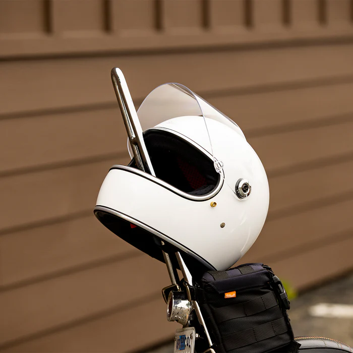 Шлем Biltwell GRINGO S ECE R22.06 - белый глянец - размер S - 1003-104-502