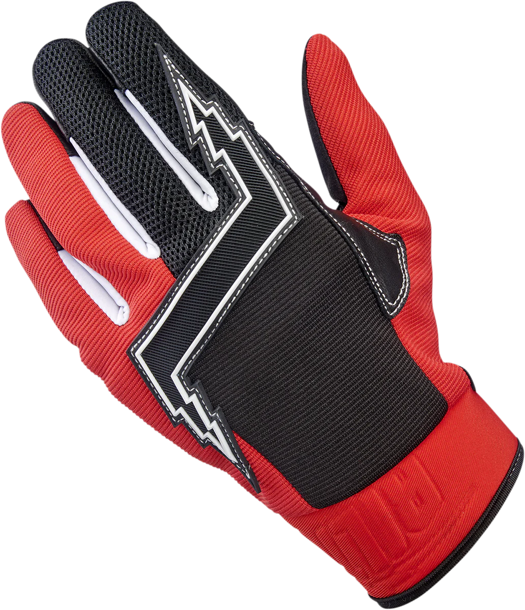 Перчатки Biltwell - Baja - красные - размер S - 3301-4196, 1508-0801-302