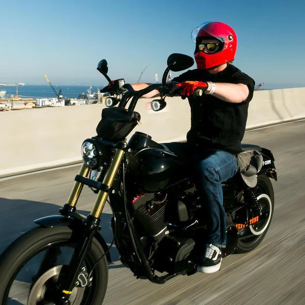 Шлем Biltwell Lane Splitter ECE R22.05 - красный глянец - размер M - 1004-837-103, 0101-13851