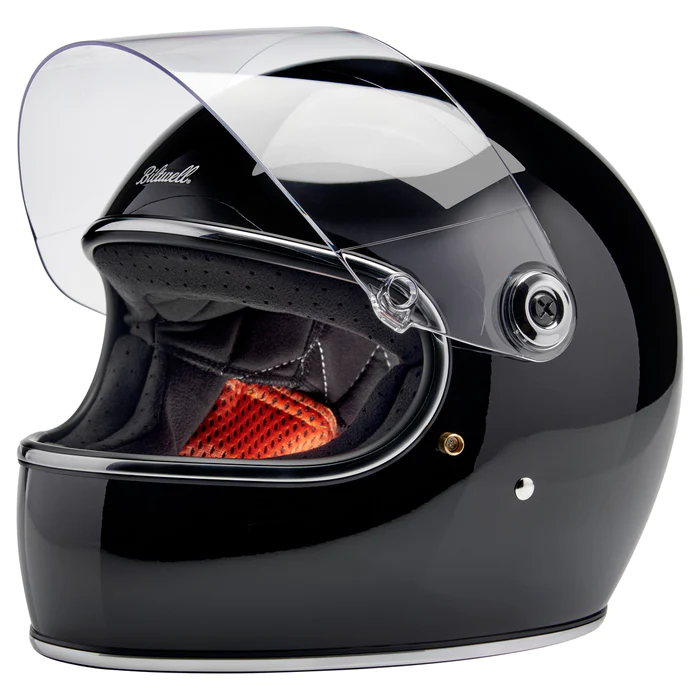 Шлем Biltwell GRINGO S ECE R22.06 - черный глянец - размер L - 1003-101-504