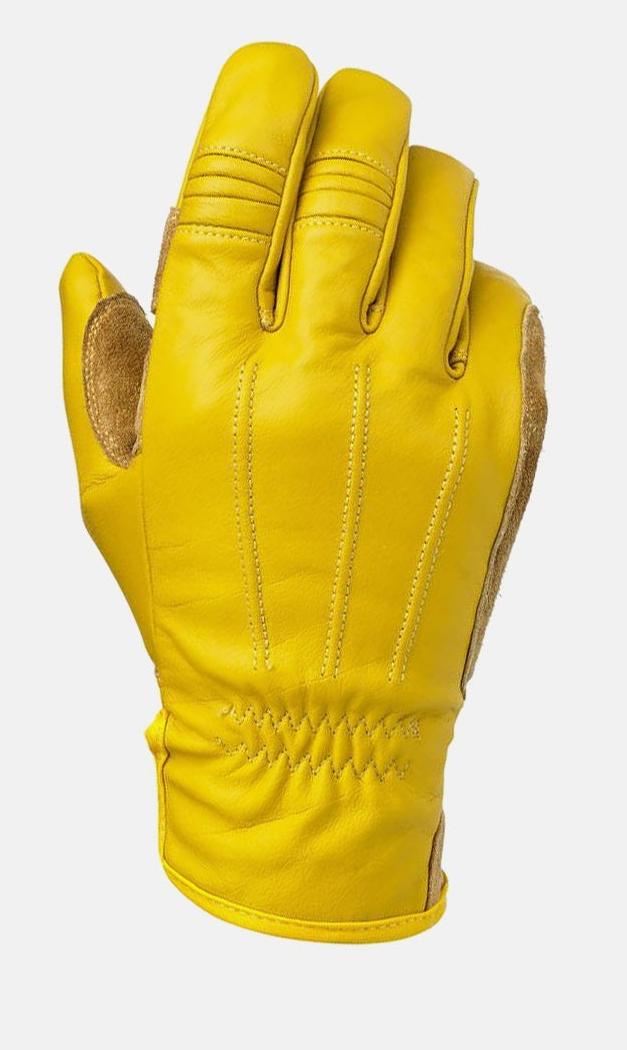 Перчатки Biltwell - WORK GLOVES 1.0 - желтые - размер M - 1503-0707-003