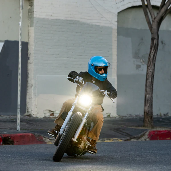 Шлем Biltwell Lane Splitter ECE R22.06 - синий глянец - размер M - 1004-129-503, 0101-16700