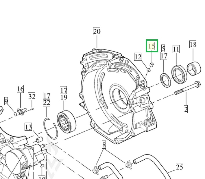 Направляющяя втулка цинидра OEM Harley-Davidson 16595-99  