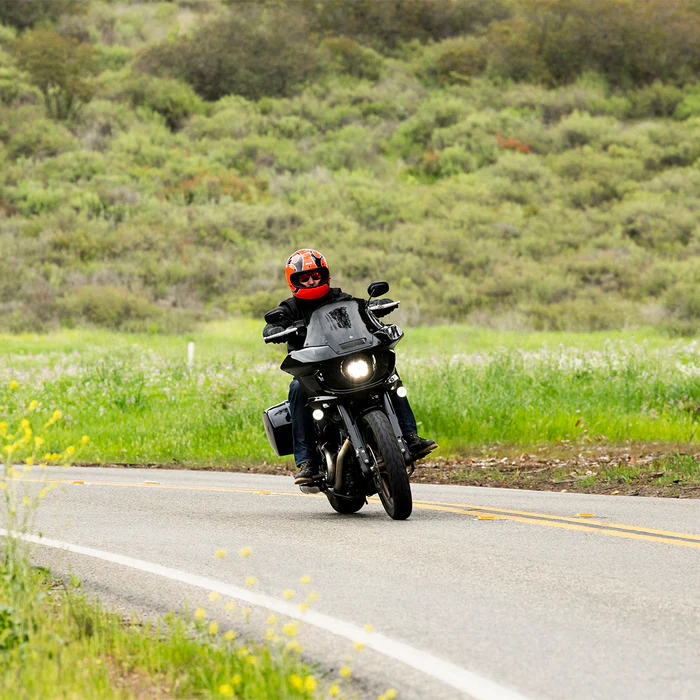 Шлем Biltwell Gringo ECE R22.06 - оранжевый глянец с пламенем - размер S - 0101-18369, 1002-593-502 