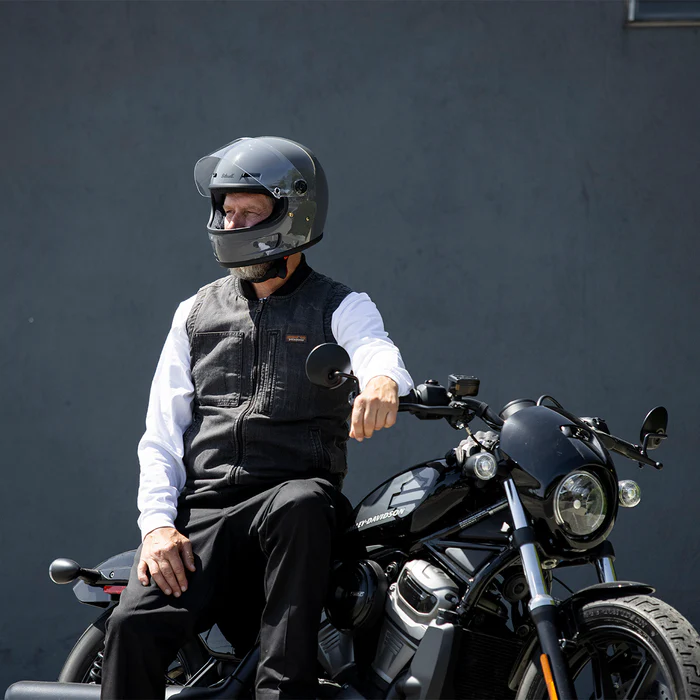 Шлем Biltwell GRINGO SV (ECE R22.06) - цвет серый глянец - размер L -  0101-16269, 1006-109-504