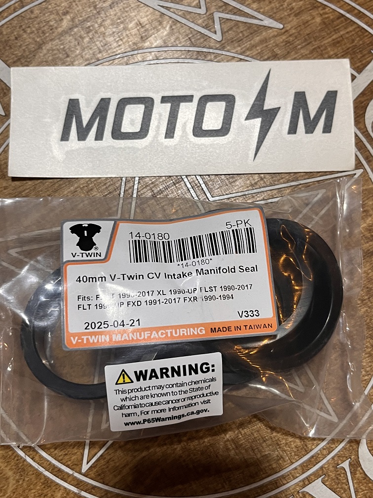 Уплотнительное кольцо впускного коллектора V-Twin 14-0180 аналог 27002-89