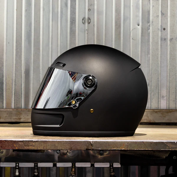 Зеркальный плоский визор Biltwell для шлемов GRINGO S и SV - R22.06 - 1114-221