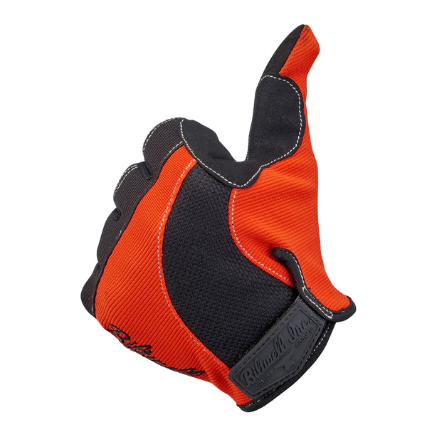 Перчатки Biltwell - MOTO GLOVES - оранжево-черные - размер M  - 1501-0106-003