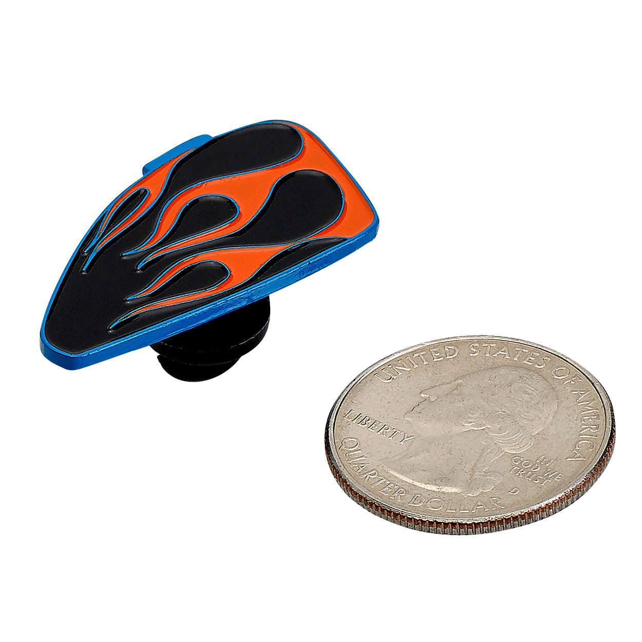 Значок The Biltwell - ENAMEL PIN - SPORTSTER TANK FLAMES - 8602-17