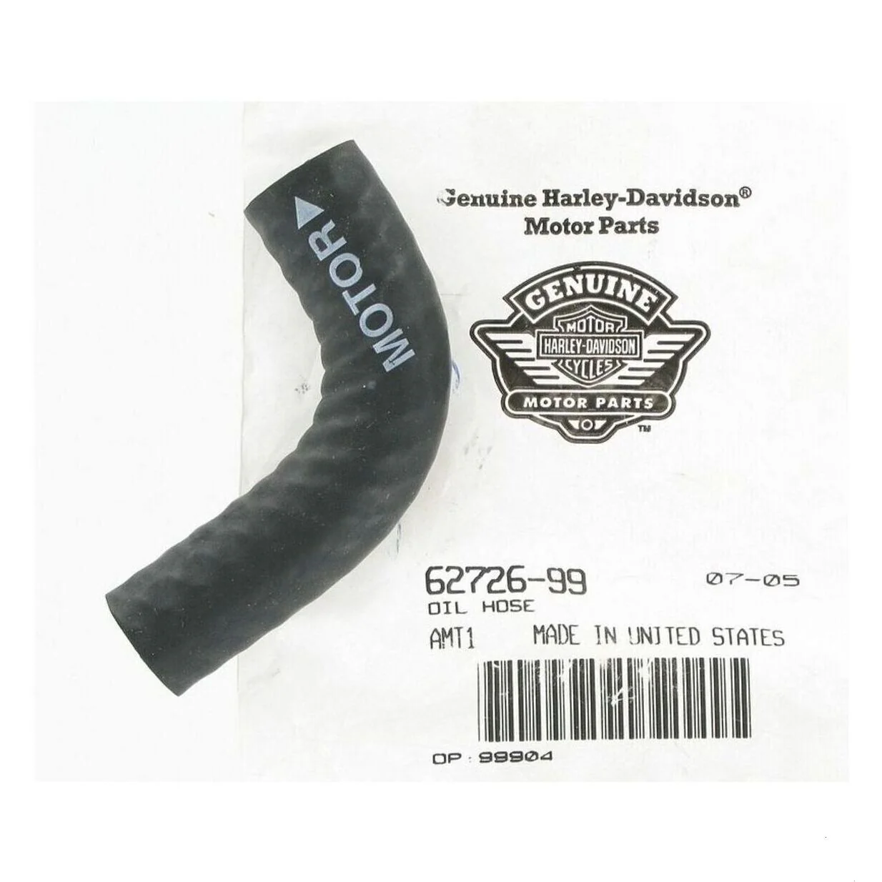 Угловой масло шланг OEM Harley-Davidson 62726-99
