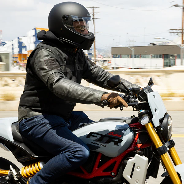 Шлем Biltwell Lane Splitter ECE R22.06 - черный матовый - размер XL - 1004-201-505, 0101-16714