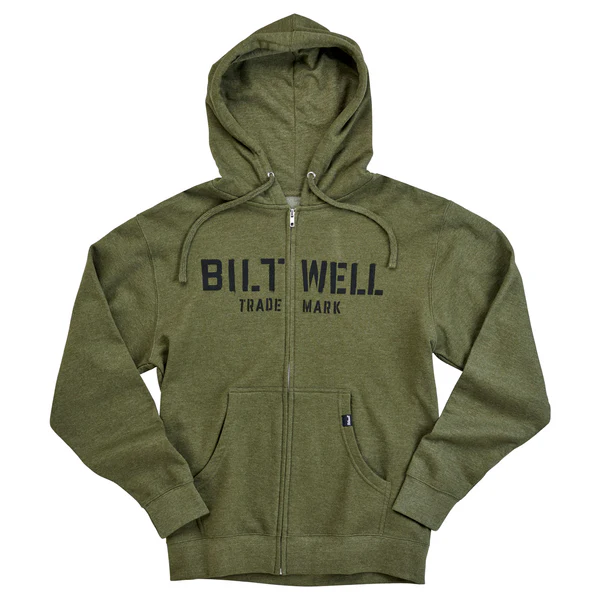 Толстовка Biltwell - Stencil Zip Hoodie SKU: 8123-139-002 - размер S - артикул: 8123-139-002