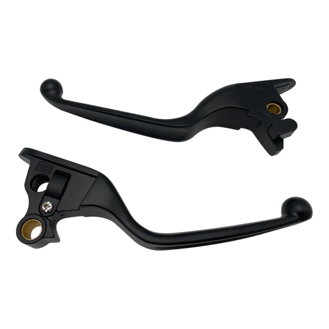 Набор ЧЕРНЫЕ рычаг тормоза и сцепления для Harley-Davidson Softail 15-21 - замена OEM HD 41700235a, 45080-08a - арт. 0610-1683