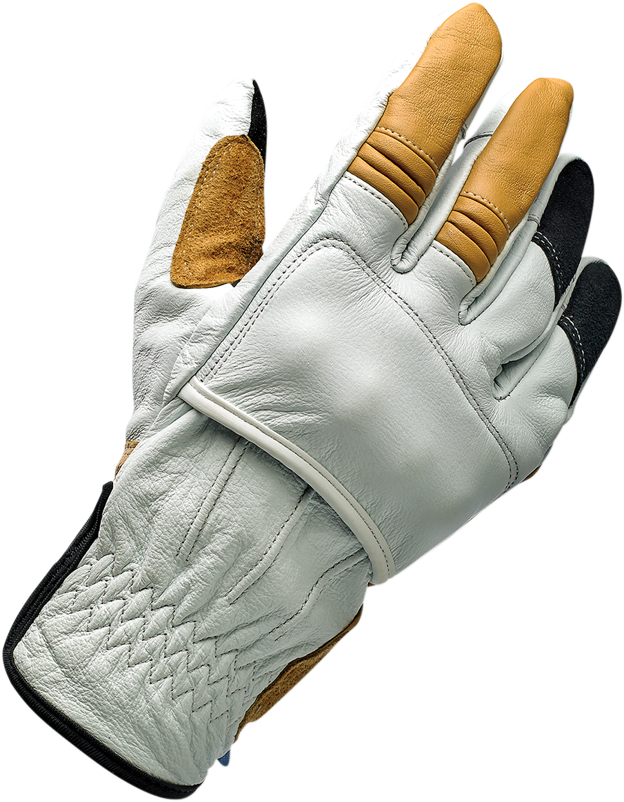 Перчатки Biltwell - Belden - белые - размер S - 1505-0409-302