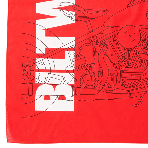 Бандана Biltwell Pan Red - красный - 8606-65