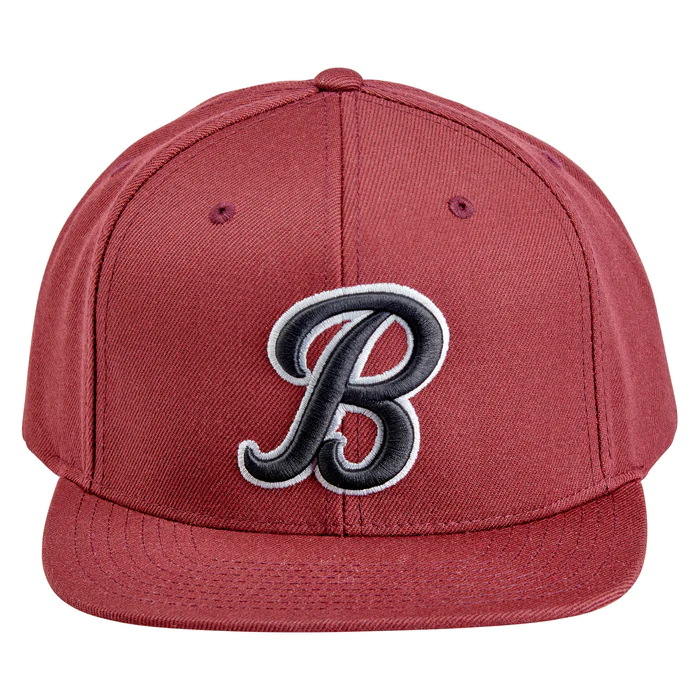Кепка Biltwell - SCRIPT B SNAP BACK - MAROON - 8002-4040-00